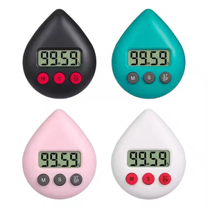 Interruttore elettronico digitale del Timer nella progettazione della goccia d'acqua in plastica accessori da cucina per lo studio della doccia che cucina meccanismo conveniente