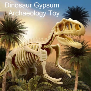 Jogo de brinquedos de arqueologia de gesso de dinossauro DIY escavação e descoberta de fósseis de dinossauro brinquedos educativos para crianças