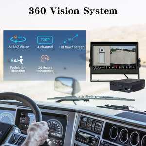 HD 4CH Máy Ảnh 3D 360 độ Surround Bird View Panorama xe với BSD Xe Tải xe buýt xe máy ảnh ai hệ thống cho xe tải RV xe buýt Camper - Product Image 3