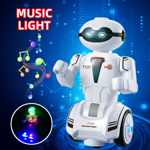 360 derece rotasyon B/O robot eğitim robotu çocuk erken eğitim robot oyuncak - Product Image 6