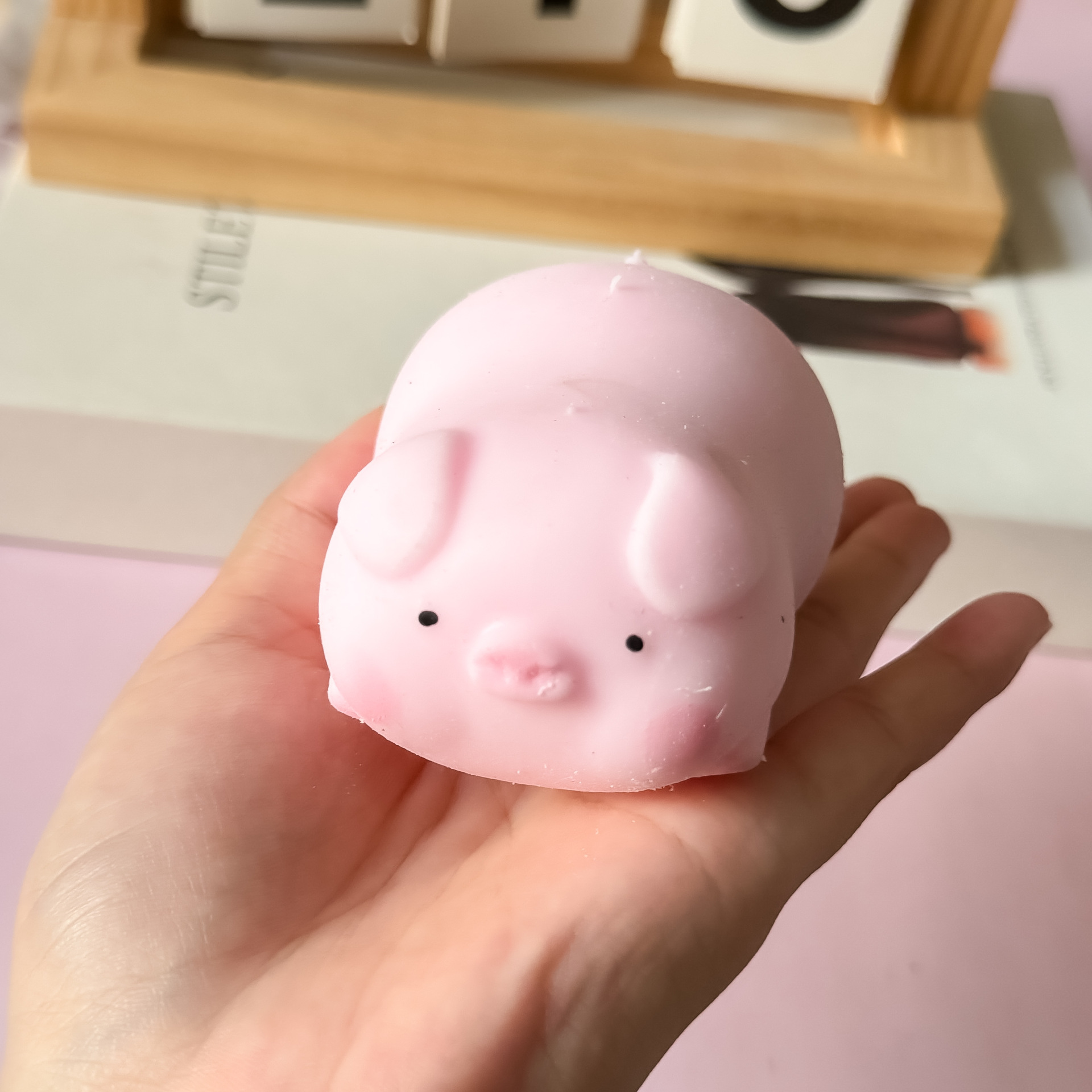 Lying pig