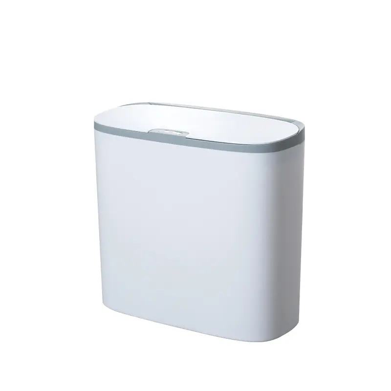 Vente en gros 14L Smart Poubelle à induction automatique Poubelle électrique en plastique sans contact pour salle de bain domestique