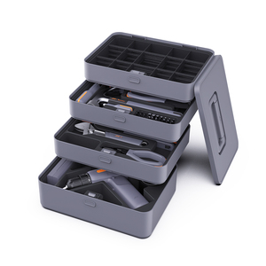 JIMIBOX X4-ABCD กล่องเครื่องมือรวม ชุดเครื่องมือช่าง ชุดเครื่องมือซ่อมแซมในครัวเรือน ชุดเครื่องมือรวม ติดตั้ง DIY - Product Image 1