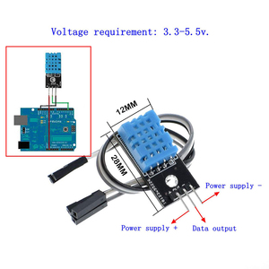 DIYmall DHT11 <strong>Temperature</strong> Humidity <strong>Sensor</strong> Module <strong>Digital</strong> <strong>Temperature</strong> Humidity <strong>Sensor</strong> 3.3V-5V with Wires