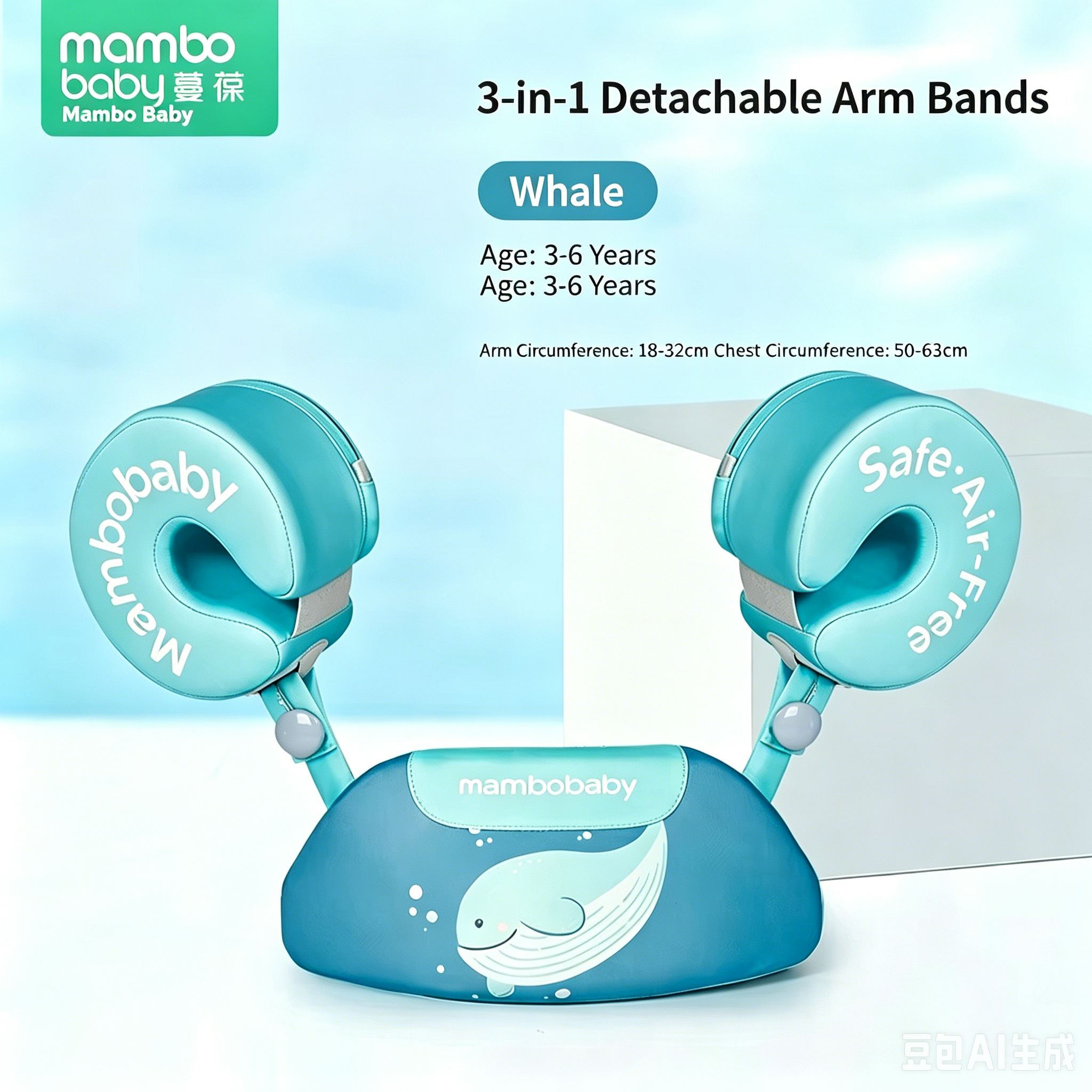 3-in-1 Arm Band, Green