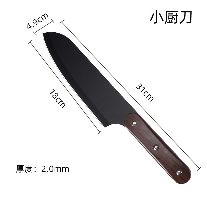 couteau de chef noir