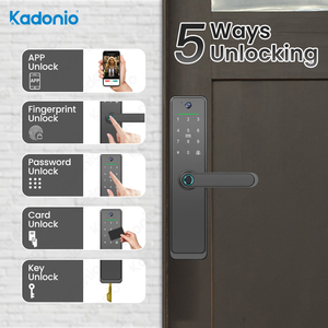 Kadonio ผลิตภัณฑ์ใหม่สมาร์ท Tuya ควบคุมการเข้าออกประตูล็อคแผ่นการรับรู้กล้อง Peep Hole กันน้ํา - Product Image 2