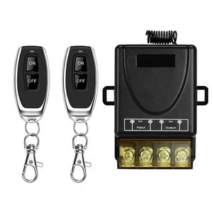 Wireless Remote Control Switch & Receiver Kit Keine Verkabelung 220V Wide Voltage Single Circuit 433MHz Fern fernbedienung schalter - Product Image 1