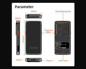 <span class=keywords><strong>UHF</strong></span> <span class=keywords><strong>RFID</strong></span>-Lesegerät Handheld <span class=keywords><strong>Android</strong></span> mit Langstrecken-<span class=keywords><strong>RFID</strong></span>-Lesegerät Robuster Handscanner für <span class=keywords><strong>UHF</strong></span>-<span class=keywords><strong>RFID</strong></span> Herstellung - Product Image 4