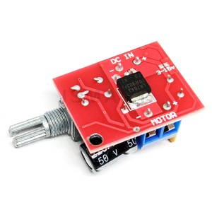 Regolatore di velocità del motore 3-35V 12V 24V PWM DC regolatore di controllo della velocità regolabile interruttore LED ventola Dimmer - Product Image 3