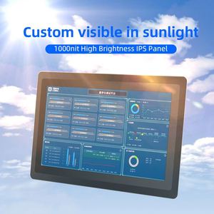 IP65 Waterproof Capacitive Touch Screen All <strong>in</strong> One Customized Inch Embedded Fanless Industrial Panel Pc