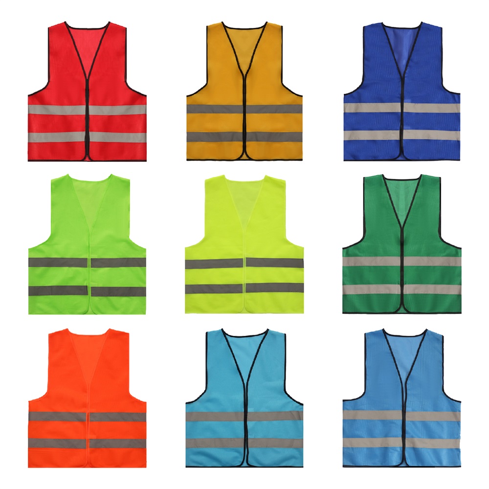 Gilet de sécurité en maille bon marché avec logo personnalisé pour événements et cadeaux promotionnels