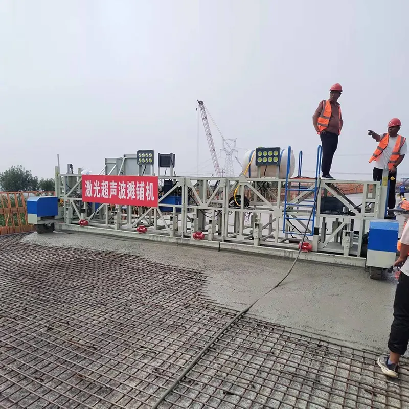 Pavimentadora de concreto para veículos, máquina para pavimentação de cimento e asfalto, seladora de lama de estradas