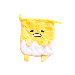 Tùy Chỉnh Phim Hoạt Hình Phim Hoạt Hình Dây Rút Túi Sang Trọng Màu Vàng Vải Kẹo Điều Trị Túi Sang Trọng Vàng Đồ Trang Sức Pouch Mỹ Phẩm Bút Trường Hợp - Product Image 1