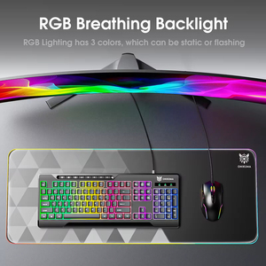 ONIKUMA G32 Factory <strong>Custom</strong> High-Performance <strong>Computer</strong> LED Backlit USB Wired Gaming <strong>Keyboard</strong> <strong>for</strong> PC Laptop and Desktop Devices - Product Image 5