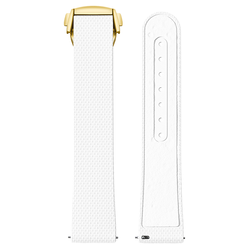 Boucle en or blanc