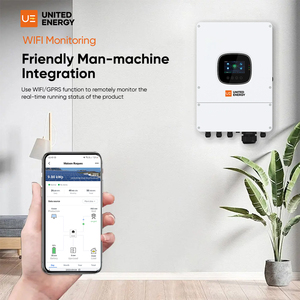 Residential Hybrid Solar Inverter 5.5kW Single <strong>Phase</strong> 230V with Dual MPPT and WIFi Monitor for Home Solar System - Product Image 4