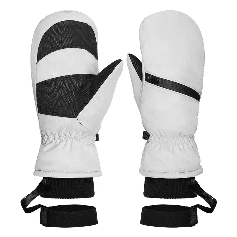 Gants de ski et de snowboard d'hiver étanches à l'eau avec logo personnalisé Polar Sports de neige Gants de ski skis fabricant d'usine 2024 Nouveau