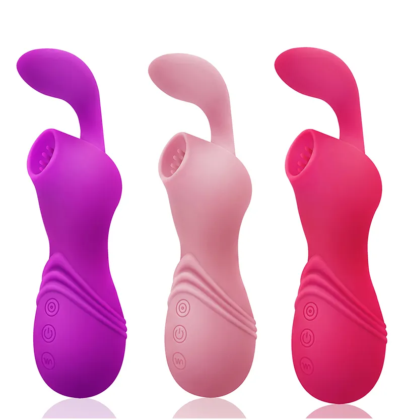 USB wiederaufladbarer Fingervibrator Sexspielzeug 10 Geschwindigkeiten G-Punkt Stimulation Klitoris saugender Vibrator für Damen Sexspielzeug in Indien