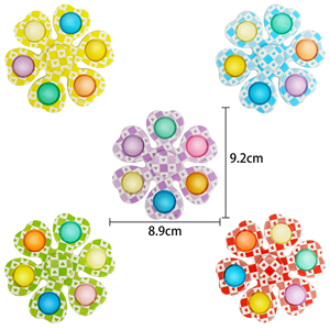Nuevo diseño de juguetes <span class=keywords><strong>Fidget</strong></span> Sensory Toy Push Pop Bubble Finger <span class=keywords><strong>Spinner</strong></span> Simple Hand Shank Pad <span class=keywords><strong>Spinner</strong></span> - Product Image 4
