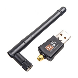 Dual Band USB WiFi adaptörü 600Mbps 2.4G/5.8G kablosuz ağ kartı USB 2.0 tak ve çalıştır sürücüsüz WLAN alıcısı - Product Image 1