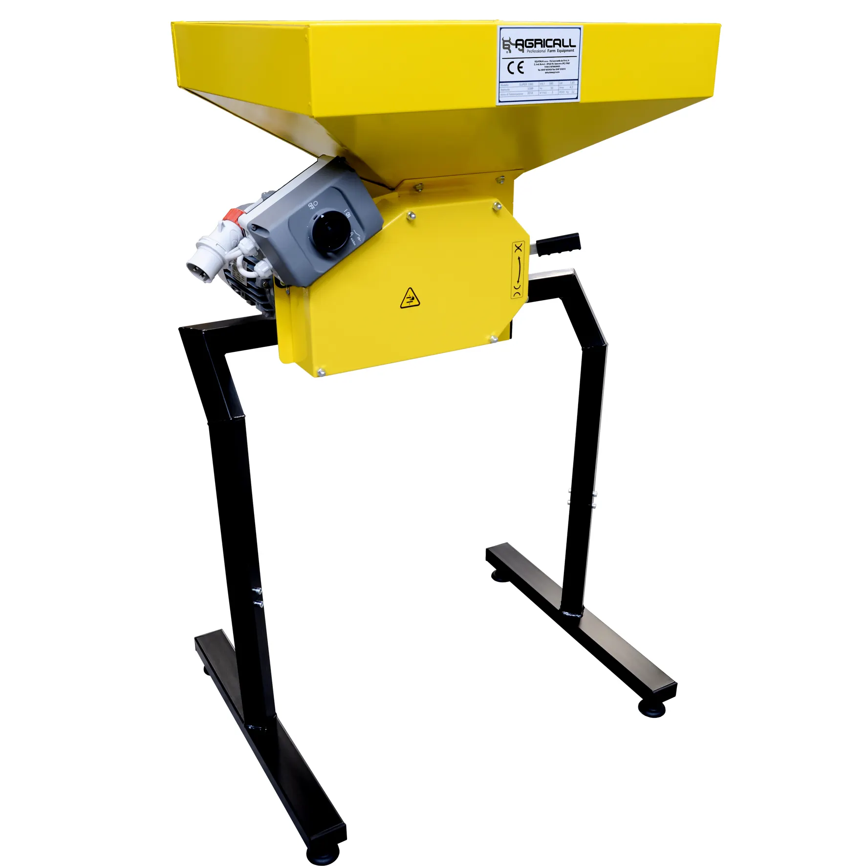 Trituradora eléctrica para la preparación de alimentos de granos animales trituradora digestible superior para uso ganadero hecha en Italia
