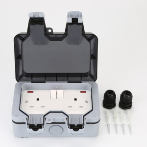 Presa interruttore impermeabile IP66 MP22-N 2 presa 2 presa banda 2 con luce rete NFC - Product Image 5