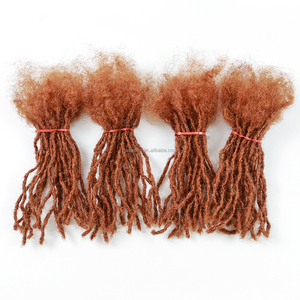 ANNA doğal bak mikro Locs uzantıları insan saçı kardeş Loc uzatma insan saçı örgü ve büküm için - Product Image 5