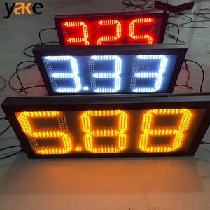 Remote control 7 segment 4 digit led numerische anzeige preis display für tankstelle - Product Image 3