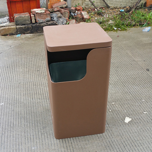 Cubo de basura de alta calidad, contenedor de basura reciclable de acero inoxidable, Cubo de reciclaje de basura sanitaria para reciclaje de oficina para Hotel - Product Image 3