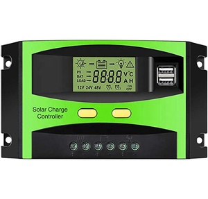 LCD-DisplayPWM-Batterie ladegerät30A 60A 80A Solarpanel-Laderegler 12/24/36/48V PWM-Solar laderegler - Product Image 1