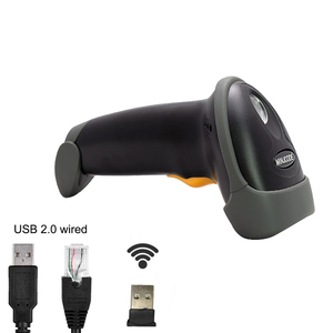 MiNJCODE MJ3650 a lungo raggio 2.4G Wireless USB interfaccia Scanner di codici a barre QR Code Scanner con wi-fi in magazzino - Product Image 1