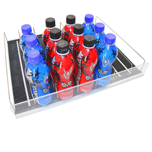 Siêu Thị Tủ Lạnh Uống Kệ Trọng Lực Con Lăn Giá Trượt Kệ Flex Kệ - Product Image 3