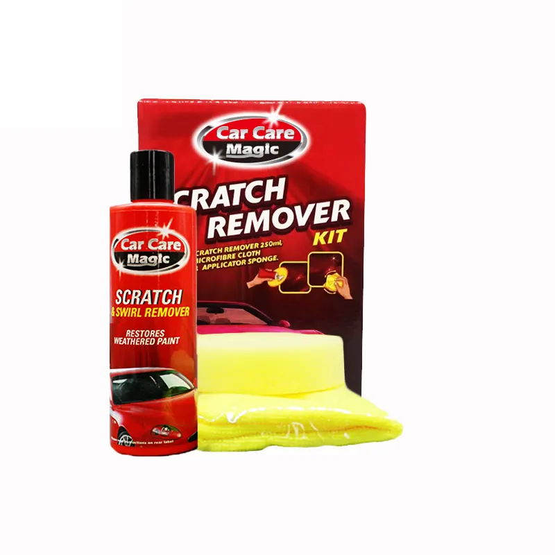 Venta caliente Producto para el cuidado del automóvil Detalles de productos químicos Solución para rasguños Reparación de rasguños y pintura Kit para eliminar rasguños del automóvil fa