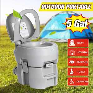 Kolay temiz sistem ile 5 Gal / 20 litre taşınabilir açık kamp tuvalet - Product Image 2