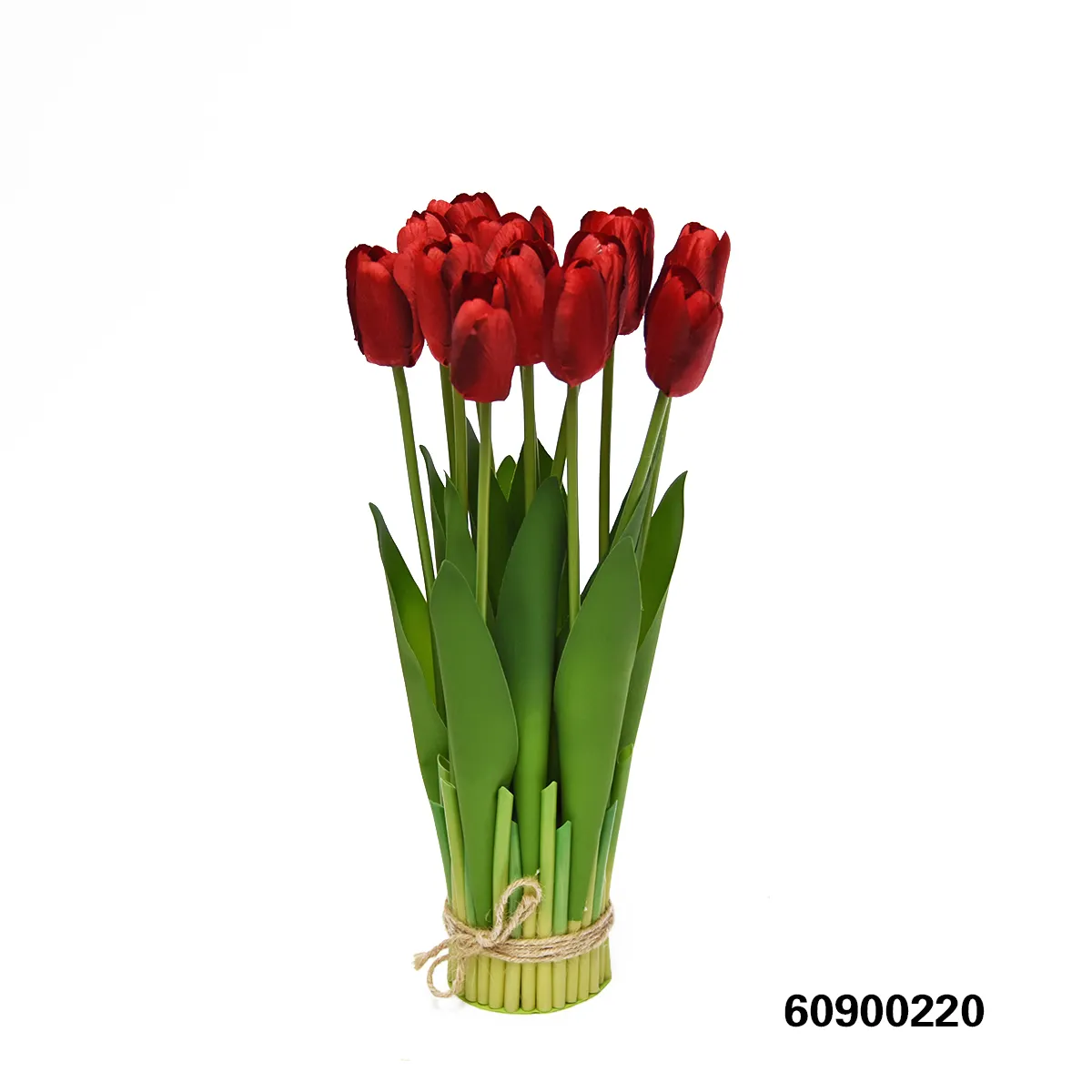 Fuyuan 12 teste fiori decorativi artificiale Pu tulipano floreale finto per la decorazione domestica