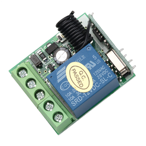 HF-Sender 433 MHz Fernbedienungen mit universellem drahtlosem Fernbedienung schalter DC 12V 1CH Relais empfänger modul