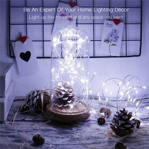 3M di alta qualità su misura 30 LED Mini filo di rame fata luci CR2032 pulsante a batteria per l'illuminazione delle vacanze - Product Image 3