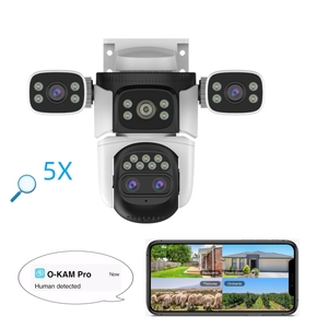 CS621ZS CCTV Outdoor PTZ Wifi Four Lens Four View <strong>IP</strong> Network <strong>Camera</strong> IP66 Waterproof Security Light <strong>Ip</strong> <strong>Camera</strong> - Product Image 1