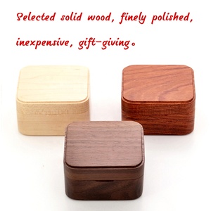 Wholesale Custom Wooden Music <strong>Box</strong> DIY Carved Musical Note Small Wooden <strong>Box</strong> Creative Gift - Product Image 5