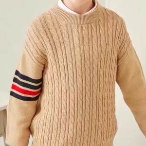 Excelentes suéteres para niños Buena elasticidad Tamaño de ajuste Hecho en China Tipo de cierre pulsado Cómodo Calor Algodón compuesto - Product Image 2
