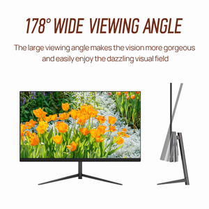 工場卸売24インチ1K液晶モニター高速応答ブラックカラフルなデスクトップコンピュータフレームレスオフィスモニター - Product Image 2