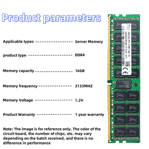 DDR4 REG ECCサーバーメモリRAM 16GB PC4 1.2V 288ピンX99マザーボード2133/2400/2666/2933/3200Mhz対応2RX4ストック - Product Image 4