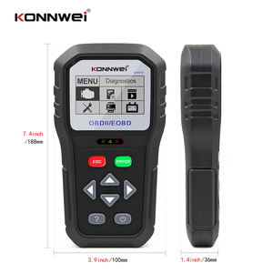 KONNWEI KW818 Lesen Sie das OBD2-Diagnosetool des Motor fehler codes mit dem Drucker - Product Image 3