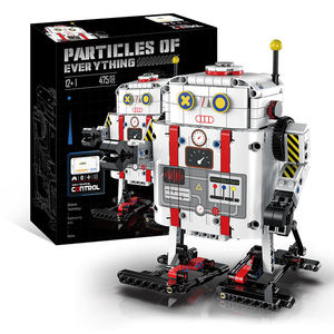 Programmazione telecomando walking AI robot building blocks per bambini per costruire giocattoli educativi set di blocchi di costruzione