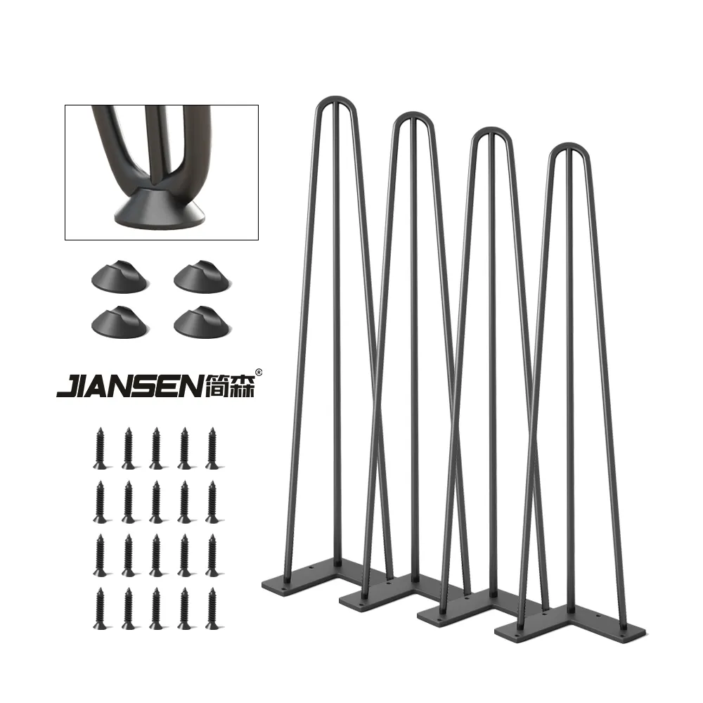 4/10/12/14/16/18/28 Zoll Industrie Eisen Haarnadel Tischbeine Kohlenstoffs tahl Bank Möbel Füße Holz Schreibtisch Beine Haarnadel Beine