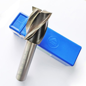 Large Size extra Length HSS-Al Spiral Flutes 4T End Mill <strong>Cutter</strong> Diameter 21-50mm CNC Machining Cutting Tools - Product Image 5