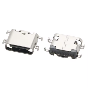 更换TE，Molex，JST，批发定制Usb SMT Type-c 16p母充电连接器插孔c型端口16针C型连接器