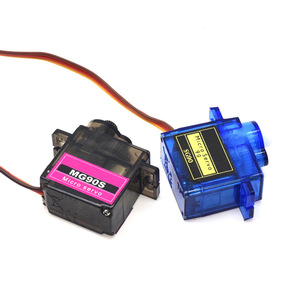 Nuovo SG90 MG90S Servo ingranaggio per il modello di elicottero barca per Arduino giocattolo aeroplano ala fissa elicottero modelli di aeromobili 90 180 360 - Product Image 3