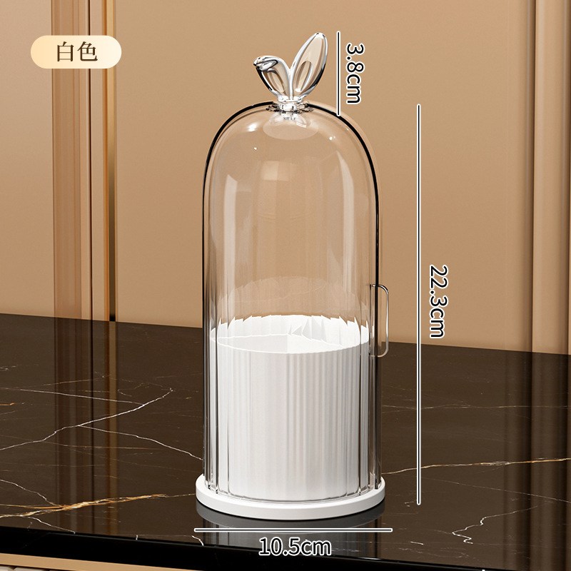 Y6102 Cylindre rotatif transparent Birdcage - Blanc